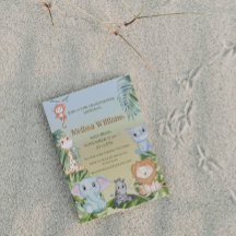 ジャングルサファリ野生動物パームモンキーベビーシャワー