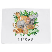 ジャングルサファリ1日パーティー ラージペーパーバッグ (正面)