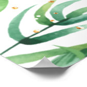 ジャングルサファリ1th誕生日パーティーウェルカムポスター ポスター (角)