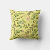 ジャングルサファリ イエロー 男女兼用 クッション (裏面)