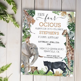 ジャングルサファリ フォー・ザ・フォース バースデー ブラックパンサー