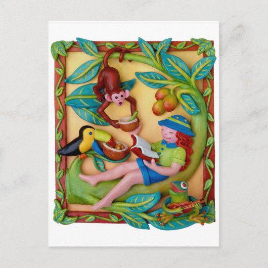 ジャングルサファリ ポストカード (正面)