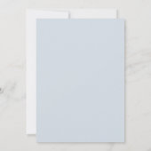 ジャングルサファリ ワイルドワン 男の子 ベビーシャワー 招待状 (裏面)