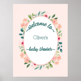 ジャングルサファリ ワイルド ベイビーシャワー ポスター