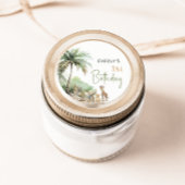 ジャングルサファリ 動物の誕生日パーティー 景品ステッカー ラウンドシール