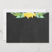 ジャングルサファリ 水彩 かわいい男の子 誕生日 招待状 (裏面)