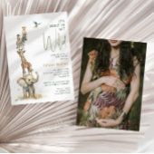 ジャングルサファリ「野生を手に入れようとしている」写真 招待状