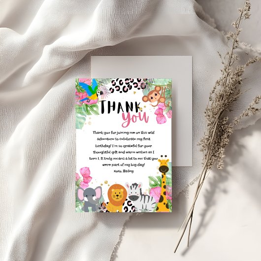 ジャングルサンキューカード サンキューカード