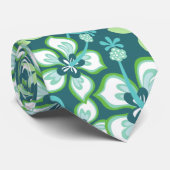 ジャングルサーフ(ティール（緑がかった色）コンボ) ネクタイ (ロール)