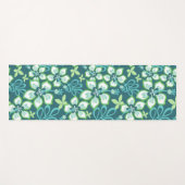 ジャングルサーフ(ティール（緑がかった色）コンボ) ヨガマット (正面(横))