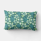 ジャングルサーフ(ティール（緑がかった色）コンボ) ランバークッション (裏面)