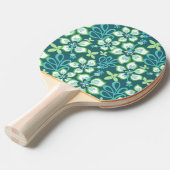 ジャングルサーフ(ティール（緑がかった色）コンボ) 卓球ラケット (正面アングル)