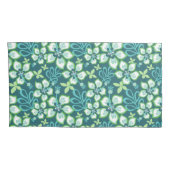 ジャングルサーフ(ティール（緑がかった色）コンボ) 枕カバー (裏面-右)