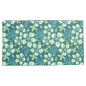 ジャングルサーフ(ティール（緑がかった色）コンボ) 枕カバー (正面右)