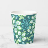 ジャングルサーフ(ティール（緑がかった色）コンボ) 紙コップ (正面)