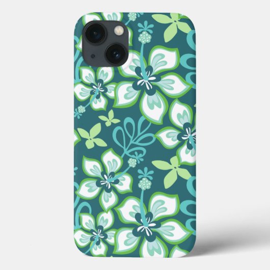 ジャングルサーフ(ティール（緑がかった色）コンボ) Case-Mate iPhoneケース (裏面)