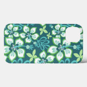 ジャングルサーフ(ティール（緑がかった色）コンボ) Case-Mate iPhoneケース (裏面 (横))