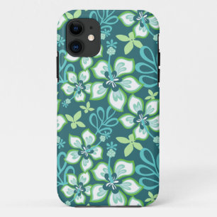 ジャングルサーフ(ティール(緑がかった色)コンボ) iPhone 11 ケース