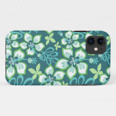 ジャングルサーフ(ティール（緑がかった色）コンボ) Case-Mate iPhoneケース (裏面(横))