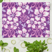 ジャングルサーフ（パープルコンボ） キッチンタオル (折り畳み)