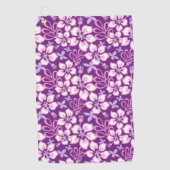 ジャングルサーフ（パープルコンボ） ゴルフタオル (正面)