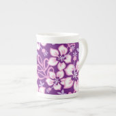 ジャングルサーフ（パープルコンボ）骨中国マグカップ ボーンチャイナマグカップ (正面右)