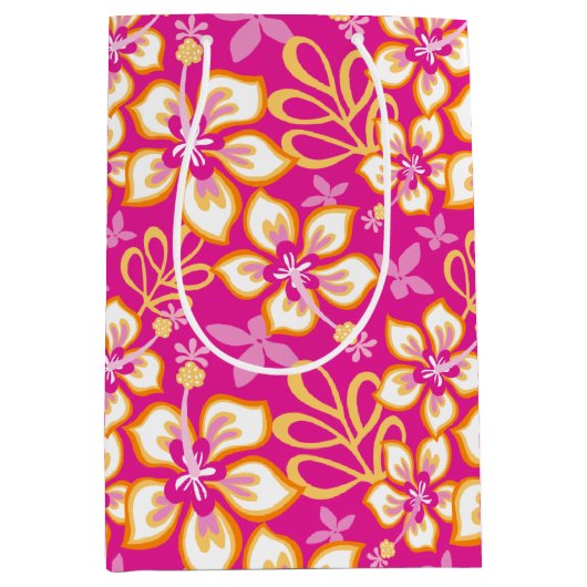 ジャングルサーフ（ピンクコンボ）抱き枕 ミディアムペーパーバッグ (正面)