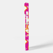 ジャングルサーフ（ピンクコンボ） Case-Mate iPhoneケース (裏面 / 左)