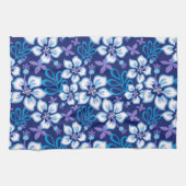 ジャングルサーフ(ブルーコンボ) キッチンタオル (横)