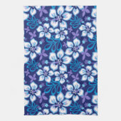 ジャングルサーフ(ブルーコンボ) キッチンタオル (縦)