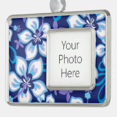 ジャングルサーフ（ブルーコンボ） シルバープレートフレームオーナメント (左)