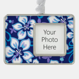 ジャングルサーフ（ブルーコンボ） シルバープレートフレームオーナメント