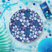 ジャングルサーフ（ブルーコンボ） ペーパープレート (パーティー)