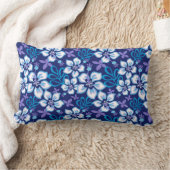 ジャングルサーフ（ブルーコンボ） ランバークッション (ブランケット)