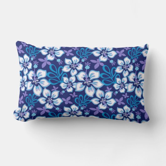 ジャングルサーフ（ブルーコンボ） ランバークッション (正面)