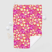 ジャングルサーフ（ホットピンクコンボ） ゴルフタオル (インサイチュ)