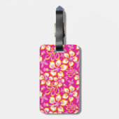 ジャングルサーフ（ホットピンクコンボ）ラゲージタグ ラゲッジタグ (裏面縦)