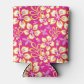 ジャングルサーフ（ホットピンクコンボ） 缶クーラー (正面)