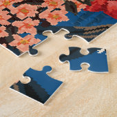 ジャングルシック：ダークブルーエキゾチック。 ジグソーパズル (側面)