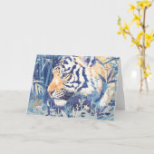 ジャングルシャドウタイガーの強烈な視線 カード (黄色い花)