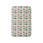 ジャングルジムで動物を運動 バスマット (正面縦)