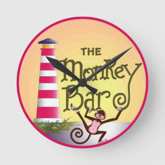 ジャングルジムの時計 ラウンド壁時計