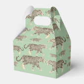 ジャングルジャガー動物パターンイニシャルモノグラム フェイバーボックス (裏面サイド)