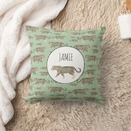 ジャングルジャガー動物模様 クッション