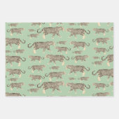 ジャングルジャガー動物模様 ラッピングペーパーシート (正面2)