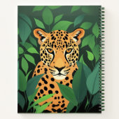 ジャングルジャーナルに登場したヒョウ ノートブック (裏面)