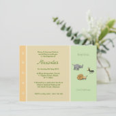 ジャングルジュース《キリスト教》洗礼式や命名式招待状 招待状 (スタンド正面)