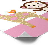 ジャングルジル動物ポスター/プリントウォールアート ポスター (角)