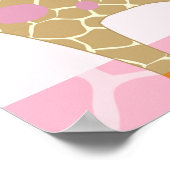 ジャングルジル/ガールアニマルベビーシャワーポスター/バナー ポスター (角)