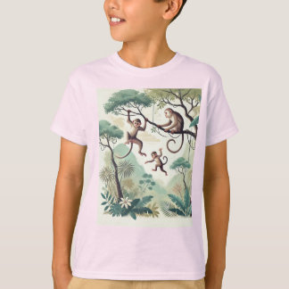 ジャングルスイングモンキーティー – おもしろい、ワイルド&スタイリッシュゲーム！ Tシャツ